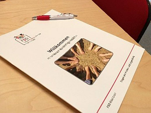 Willkommensmappe Willkommen in unseren Kindergärten des Forum Soziale Dienste